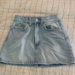 Cotton On Light Blue Mini Skirt